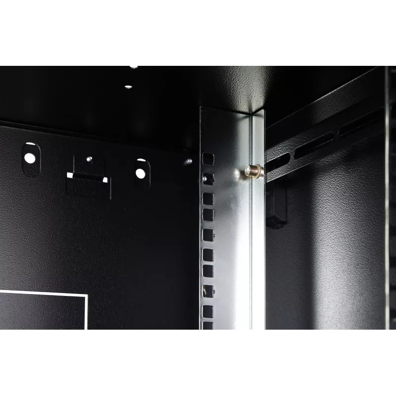 Sienas montāžas skapis DIGITUS Dynamic-N 9U, 600x450 mm (PxD), IP20, atslēgas slēdzene, neizmontēts
