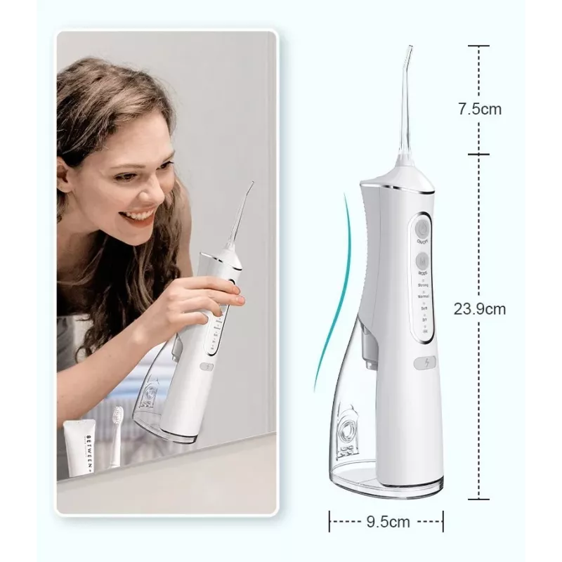 Ūdens flosser Extralink L8 Black 2000mAh IPX7