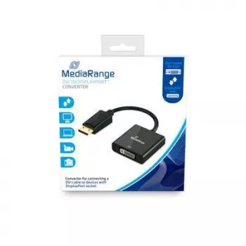 Video kabeļa adapteris MediaRange MRCS174 0.15 m DVI DisplayPort Melns