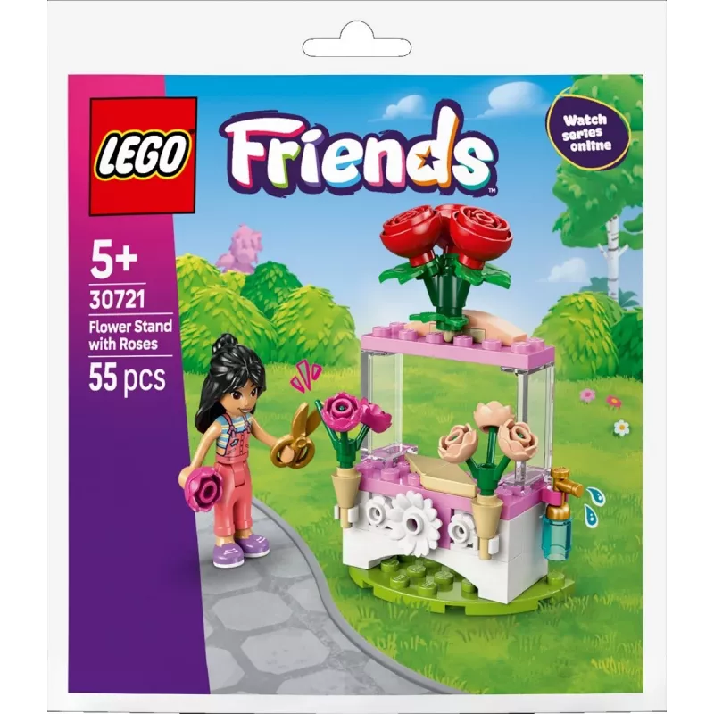 LEGO Friends 30721 Puķu stends ar rozēm