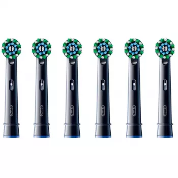 Oral-B Pro CrossAction CleanMaximizer rezerves birstītes, melnas, 6 gab.