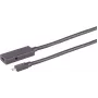 USB kabelis ShiverPeaks S/CONN 13-49045 USB 3.2 Gen 2 3 m USB C Melns