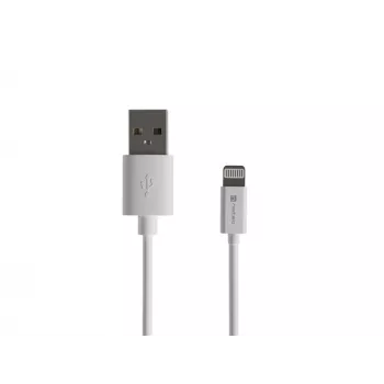 Natec Prati Lightning (vīriešu) — USB-A (vīriešu) kabelis 2m MFi balts NKA-2149