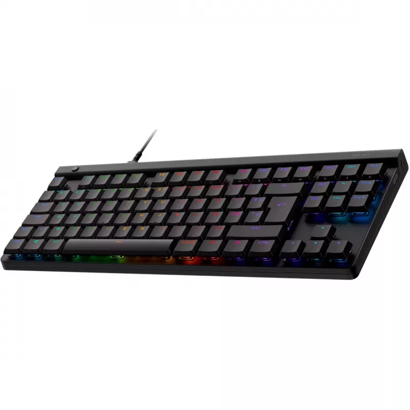 Logitech G G515 TKL tastatūra spēlēm USB AZERTY franču melna mehāniska RGB