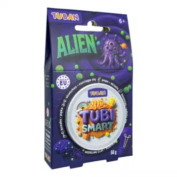 Modelējamā masa TUBAN Tubi Smart – Alien, violeta, 50 g