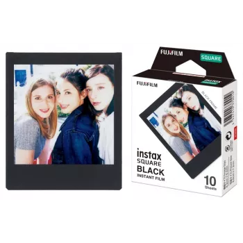 Fujifilm Instax Square BLACK - Momentkrāsu plēve - ISO 800 - 10 kadri