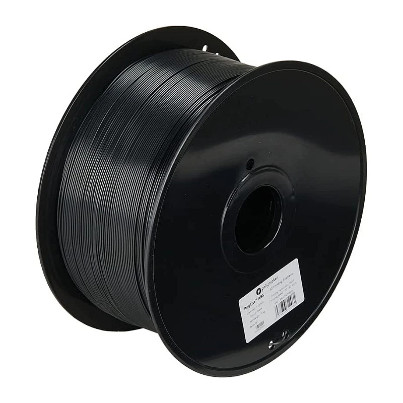 ABS 3D drukas materiāls Polymaker PE01033 Melns 3 kg 1.75 mm