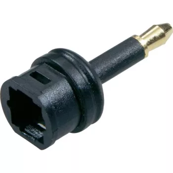 Toslink savienotājs uz 3,5 mm, Adapteris melns