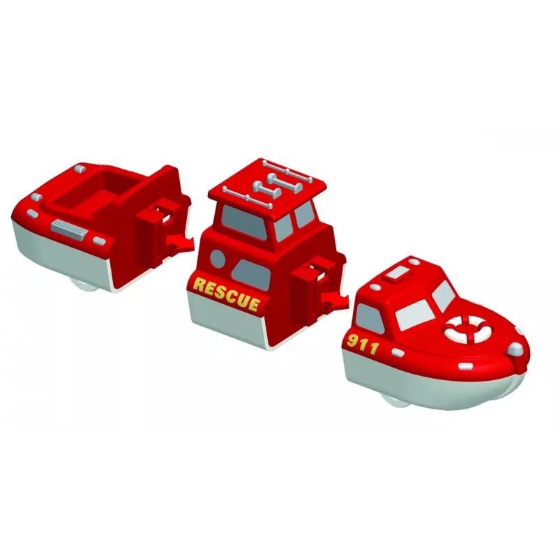 Transportlīdzekļu komplekts Popular Playthings Mix or Match Vehicles Fire and Rescue