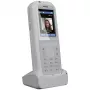 DECT telefons agfeo DECT 77 IP — bezvadu VoIP klausule ar skaļruni, zvanītāja ID, displeju (balta)