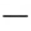 Patch panel LANBERG PPU5-1048-B 1U, 48 porti Cat5e, melns, 445×102×44.5 mm