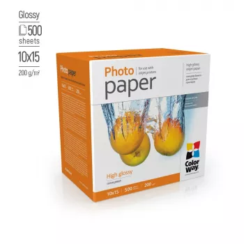 Fotopapīrs ColorWay PG2005004R 200 g/m² 10x15 cm Augsta spīduma