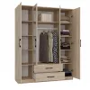 Skapis Topeshop ROMANA 160 SON 11 plaukti 4 durvis Ozols