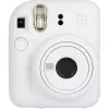 Momentkamera Fujifilm Instax Mini 12 Balta — 86×54 mm izdrukas, 60 mm fokusa attālums, AA baterija