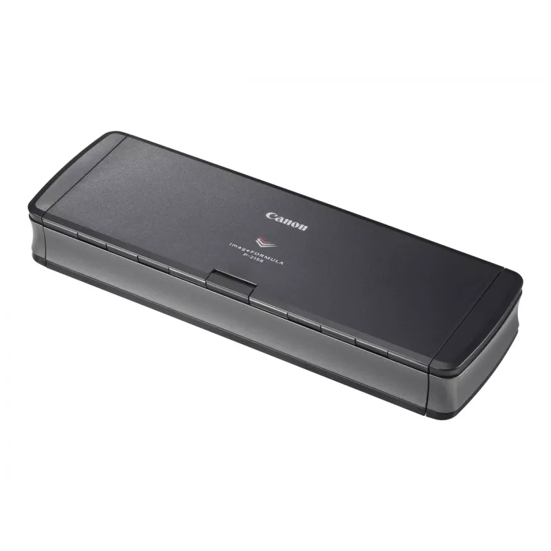 Canon imageFORMULA P-215II pārnēsājams abpusējās skenēšanas dokumentskeneris, 216 x 1000 mm, 600 x 600 DPI, 24 biti, loksnes padeves skeneris, melns, pelēks, CMOS CIS
