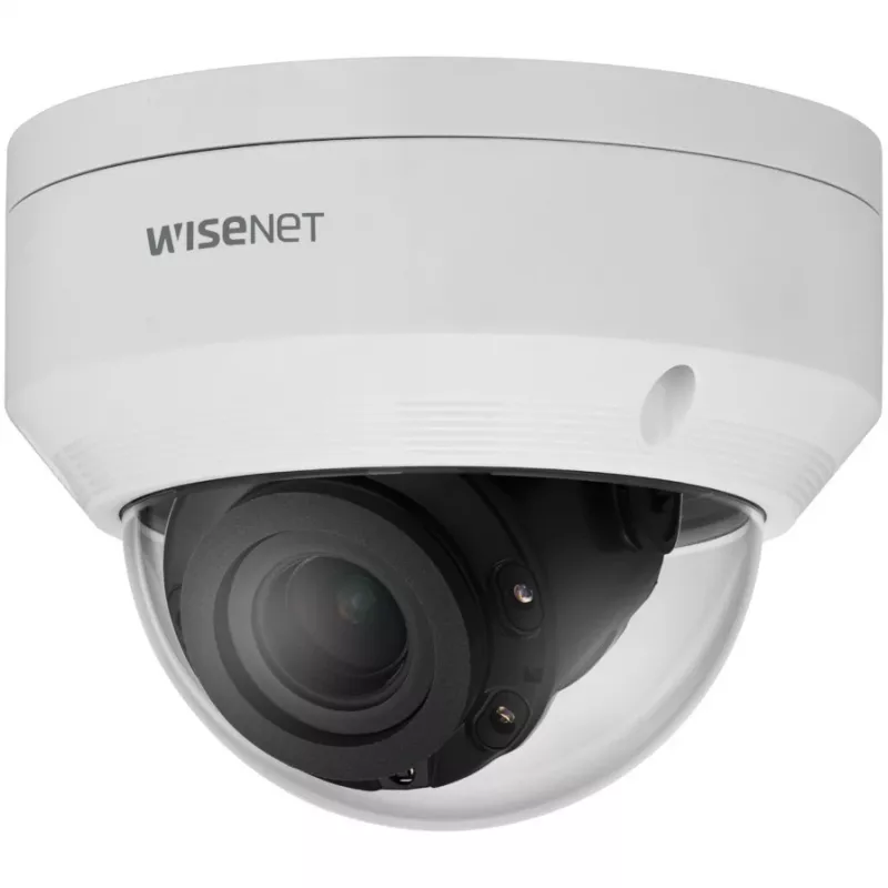 HANWHA WISENET kupola kamera 1/2.8 collu, fiksēta, diena/nakts, 3.2-10mm, 1920x1080, infrasarkanais, IP66, IK10, PoE