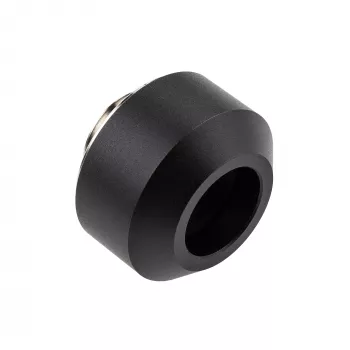 Hardtube savienotājs OPTIMUS 12 mm, melns — viena kompresijas savienotājs cietajai caurulei