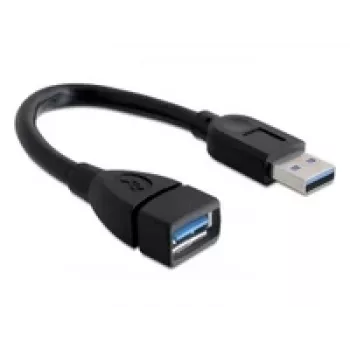 USB kabelis DeLOCK 82776 0,15 m Melns