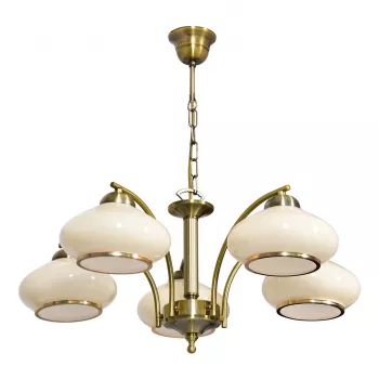 Activejet Classic griestu lustra RITA Patina 5xE27 viesistabai