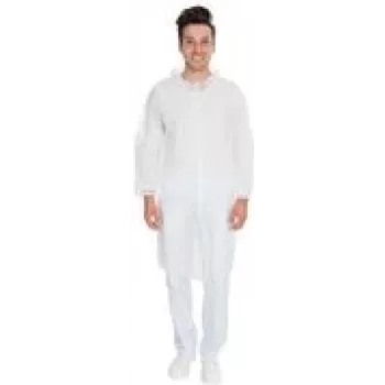 HYGOSTAR ECO HYGOBASE vienreizējās lietošanas apmeklētāju halāts XL, balts