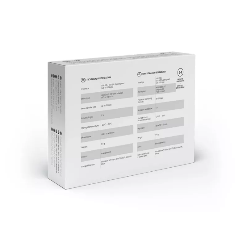 Ārējais korpuss HDD/SSD Savio AK-66 2.5 inch SATA USB