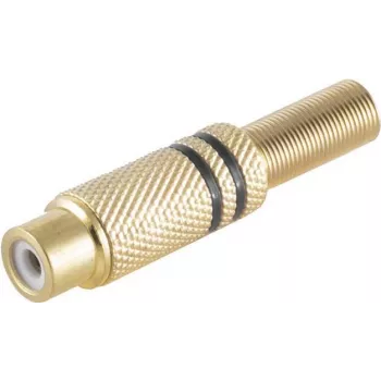 RCA savienotājs ShiverPeaks BS52021-S Gold sievišķais