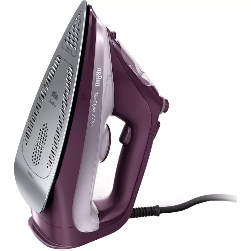 Braun TexStyle 7 Pro SI 7181 VI gludeklis (sausā un tvaika) EloxalPlus zole 3100 W Violet