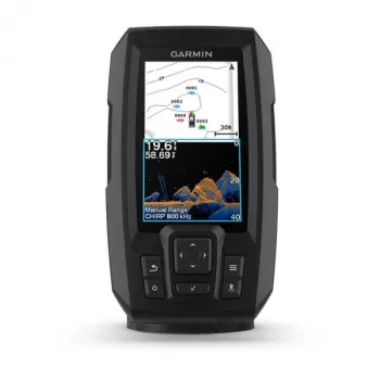 Zivju meklētājs GARMIN STRIKER Vivid 4cv 4 collu (10,2 cm) displejs, 272×480 px, 300 W RMS