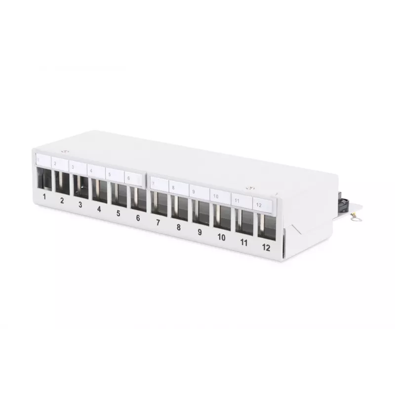 Darbvirsmas modulārais sadalītājpanelis Digitus DN-93706 12 porti