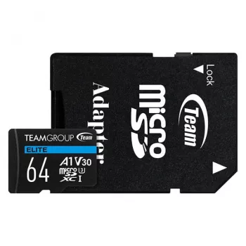 Atmiņas karte Micro-SD 64GB-XC Team Elite A1 V30