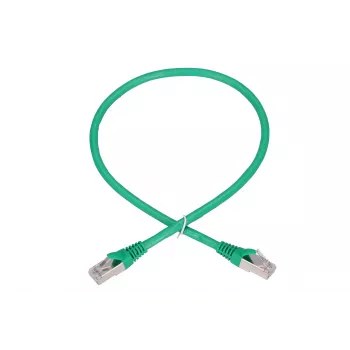 Tīkla kabelis Extralink LAN Patchcord Kat.6 FTP RJ-45 Cat6 0,5m Zaļš
