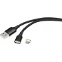 Renkforce RF-4746074 USB kabelis 1 m USB 2.0 USB A Micro-USB B Melns (RF-4746074)
