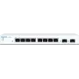 Sophos CS101-8 - Pārvaldāms tīkla slēdzis - 8 x Gigabit Ethernet + 2 x SFP - Galddatora, sienas montāža