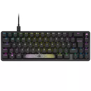 Corsair K65 PRO MINI tastatūra Gaming USB QWERTZ Melna