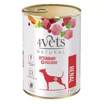 4VETS Natural Renal - mitrā suņu barība - 400g