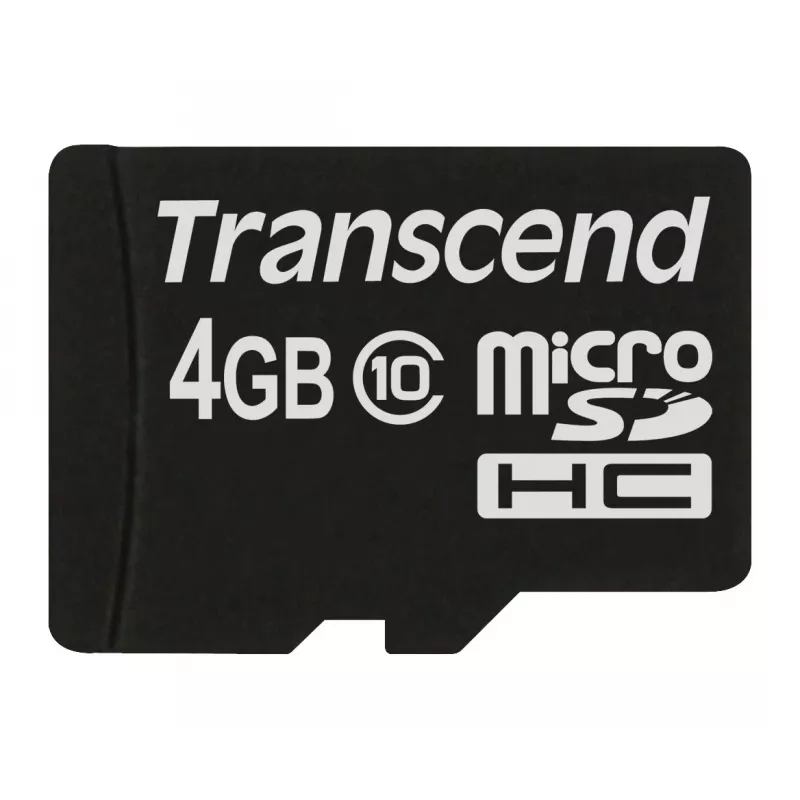 Transcend 4GB MicroSDHC Class 10 TS4GUSDC10 atmiņas karte