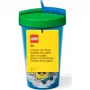 Room Copenhagen LEGO krūze ar salmiņu Iconic Boy Bright Blue (zili zaļa, 500 ml)