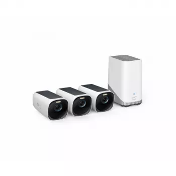 IP drošības kamera Eufy eufyCam S330 (eufyCam 3) 3840×2160, āra, bezvadu, sienas montāža, 135° skata leņķis, divvirzienu audio