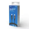 Savio USB-C - USB-C kabelis CL-174 1m melns USB 3.2 Gen 1
