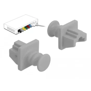 Putekļu aizsargs DeLOCK 86508 RJ-45 10 gab.