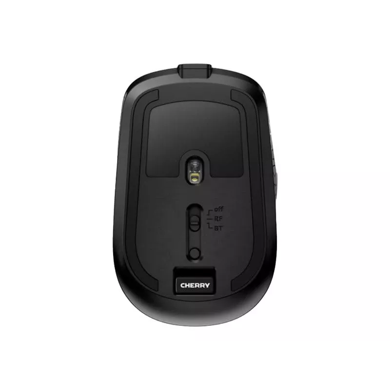 CHERRY DW 9100 SLIM bezvadu tastatūra un pele, RF Wireless + Bluetooth, AZERTY, melna