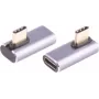 ShiverPeaks USB-C 90° leņķa adapteris 14-05036, pagriežams pa kreisi/labi