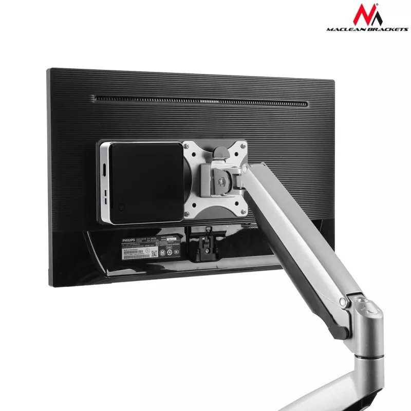 Maclean MC-721NUC Mac Mini datora VESA stiprinājums ar galvas montāžu