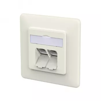 METZ CONNECT Savienojuma ligzda E-DAT C6A LSA++ 2 Ports UP reinwei