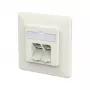 METZ CONNECT Savienojuma ligzda E-DAT C6A LSA++ 2 Ports UP reinwei