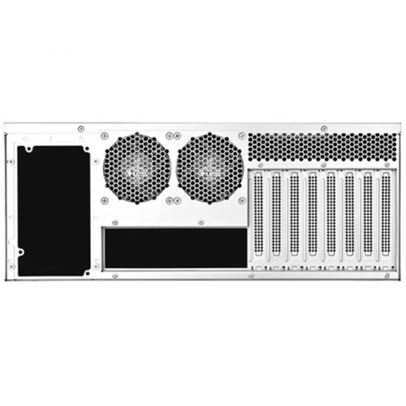 Rackmount korpuss 4U SILVERSTONE RM45-360 — 4U šasija, atbalsta ATX mātesplates, plauktu montāžai