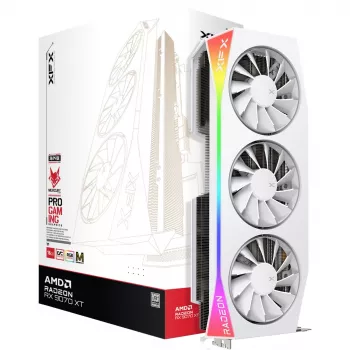 XFX Mercury Radeon RX 9070 XT OC Magnetic Air Edition 16 GB GDDR6 balts