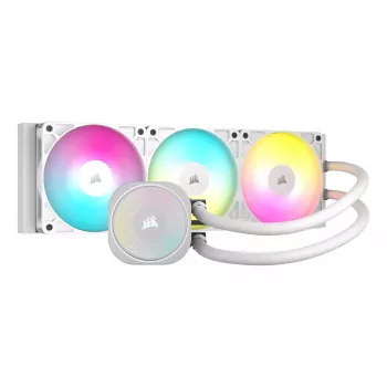 Šķidruma dzesēšanas sistēma Corsair NAUTILUS 360 RS ARGB 1700 RPM Balta