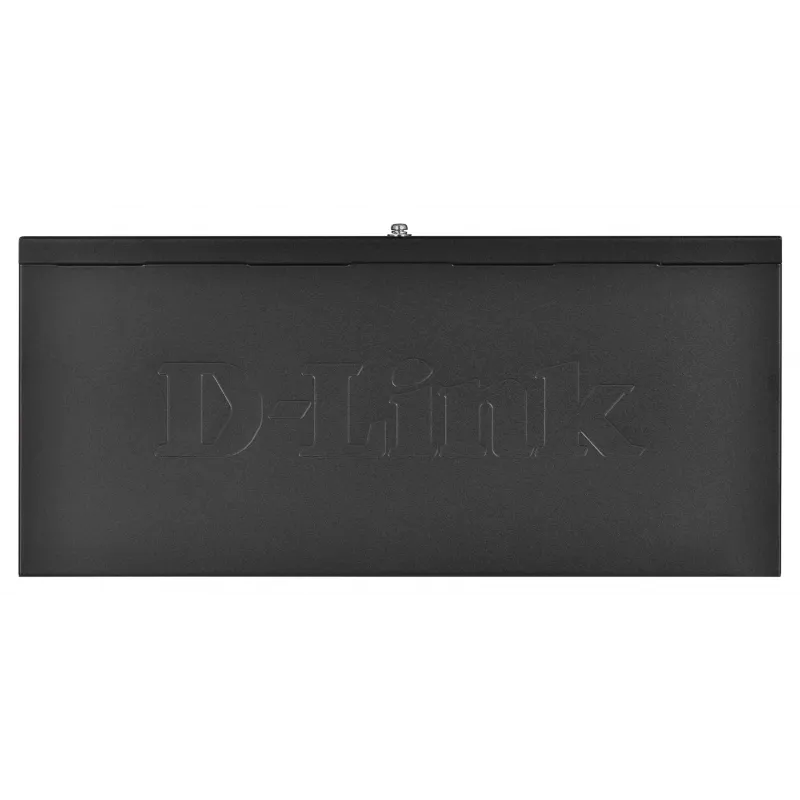 D-Link DGS-1210-08P/E L2 viedais slēdzis, 8 porti Gigabit Ethernet ar PoE, melns