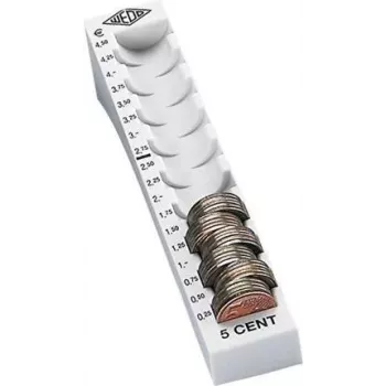 Skaitīšanas dēlis WEDO 5 CENT Light Grey 160 – izglītojošs abaku stila skaitīšanas dēlis